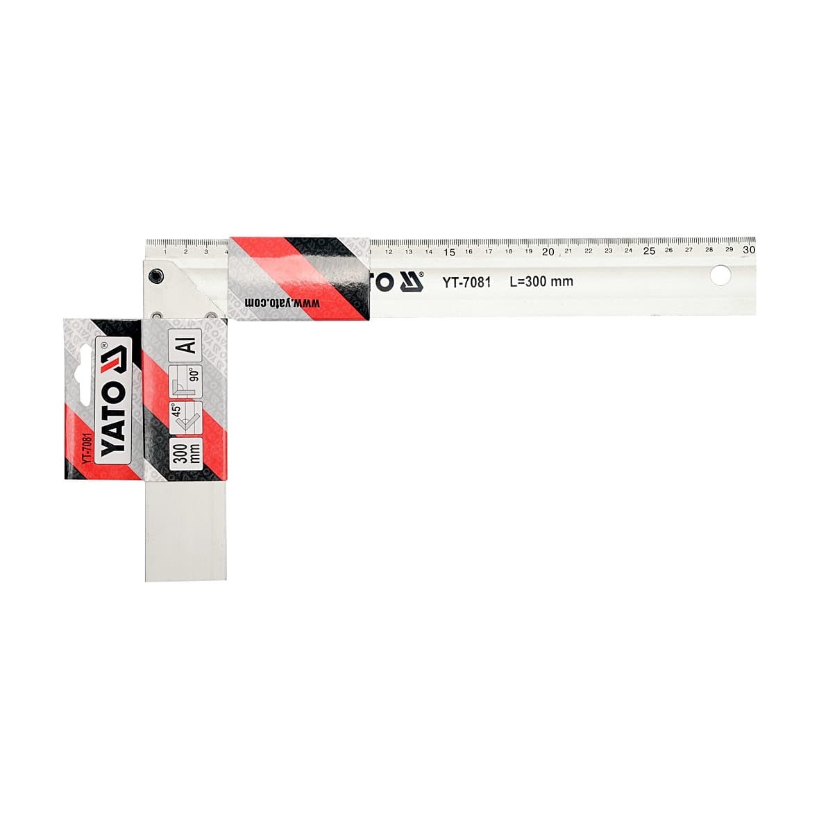 Yato 12 inch / 300 mm Aluminium Try Square Square, YT-7081