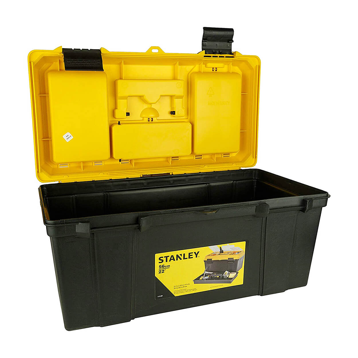 Stanley 22 Inch Organised Maestro Tool Box With Clear Top Lid, 1-71-951
