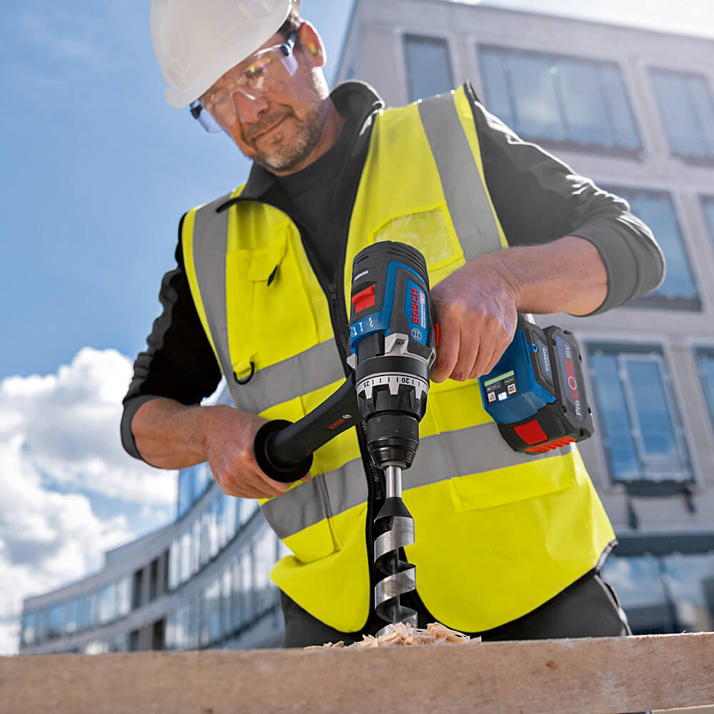 Bosch 18V Professional Cordless Drill Driver (BITURBO Brushless) , GSB 18V-150 C Solo