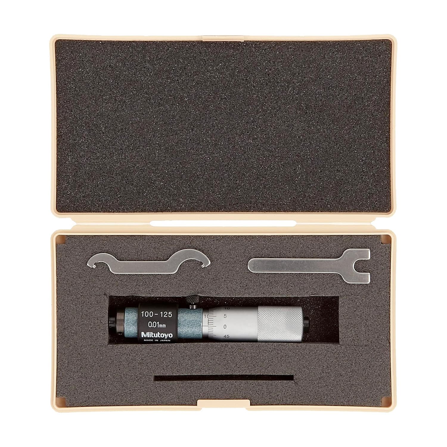 Mitutoyo 100 - 125 mm Tubular Inside Micrometer With Spindle Lock, 133-145