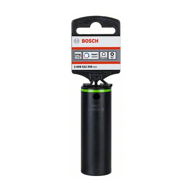 Bosch 21 mm, 1/2" Sq. Drive Sockets For Impact Wrenches, 2 608 522 308