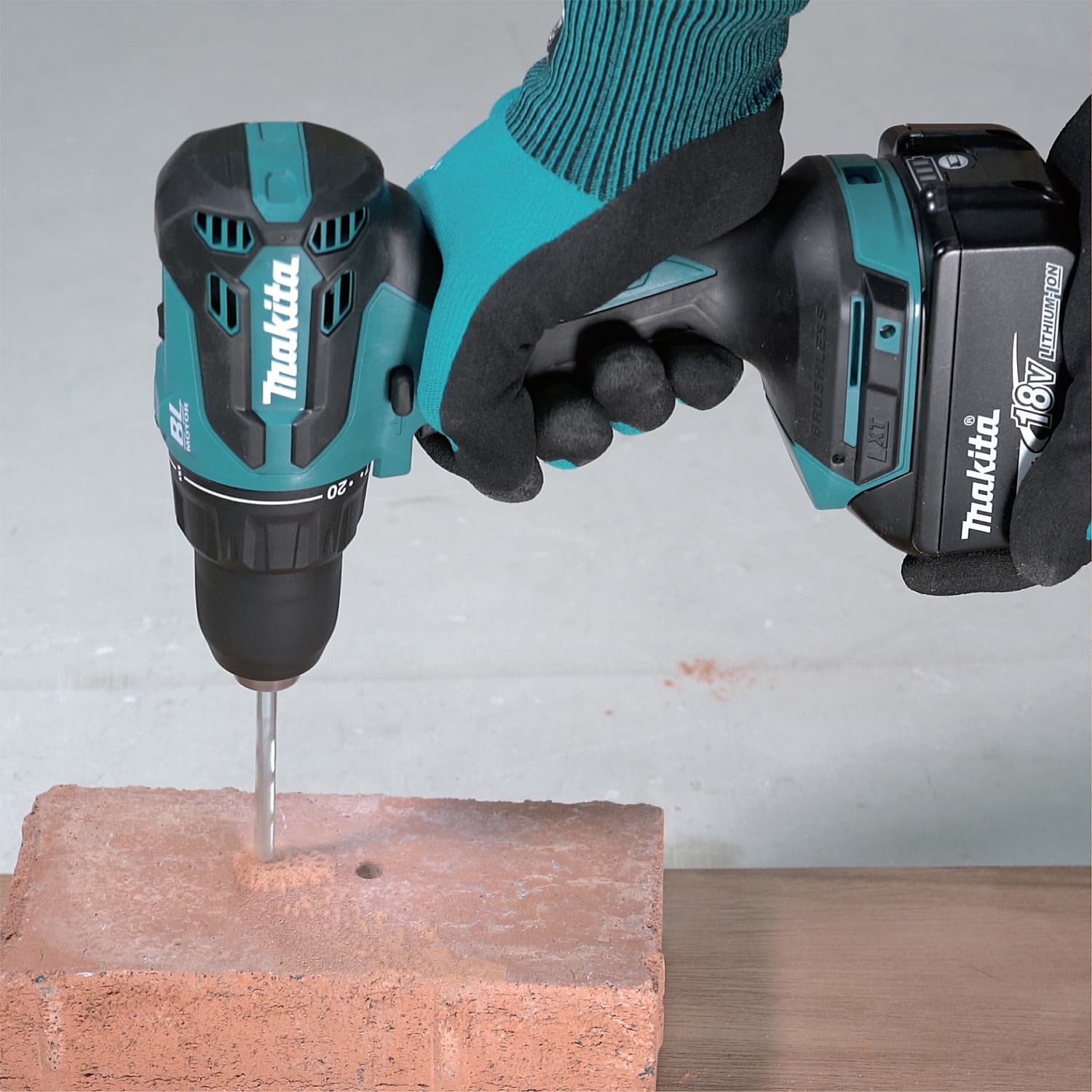 Makita 18V LXT Li-Ion 13 mm (1/2") Brushless Cordless Hammer Drill Driver (Bare Tool), DHP490Z