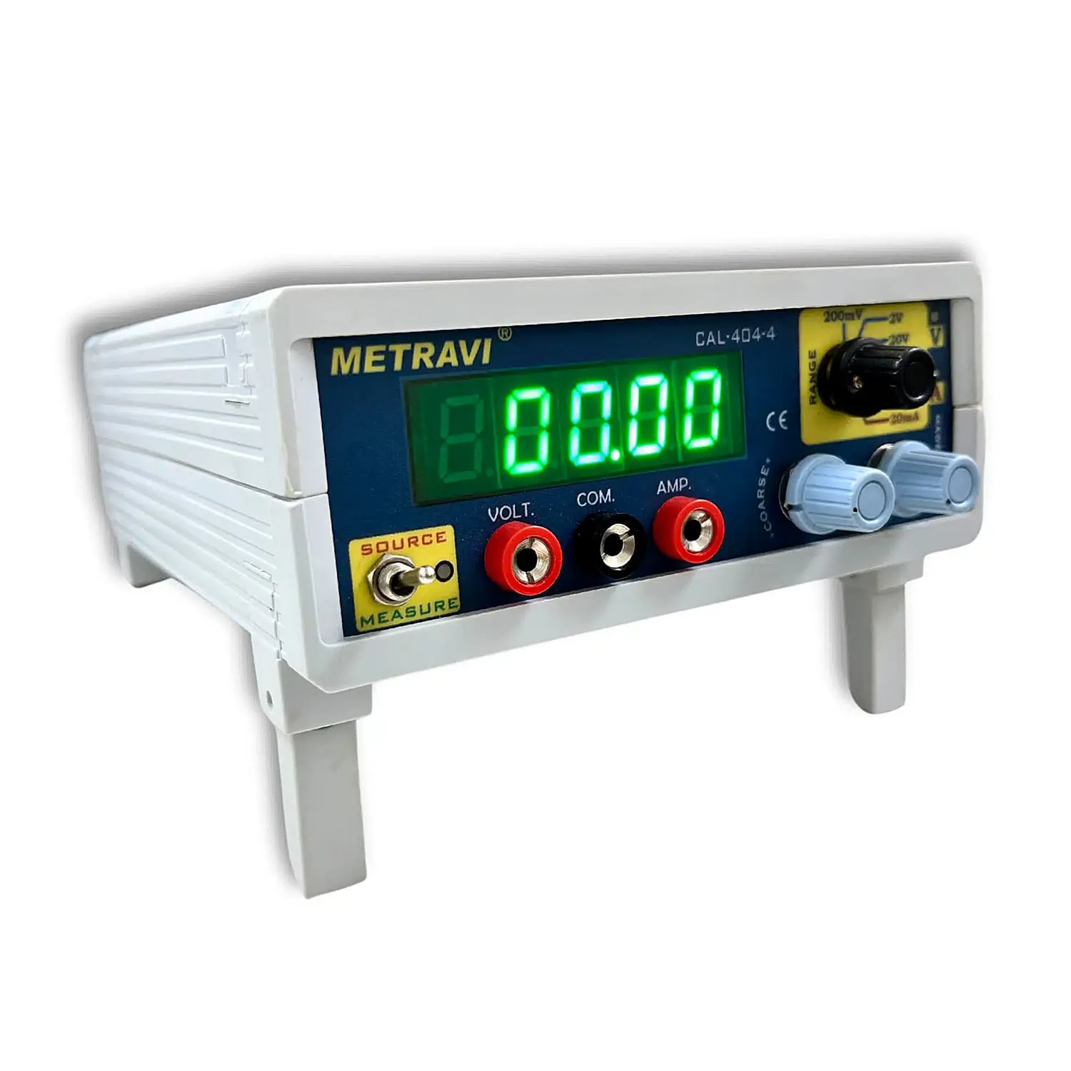 Metravi 4-1/2 Digit 20000 Counts mV mA RTD Calibrator, CAL-404-4