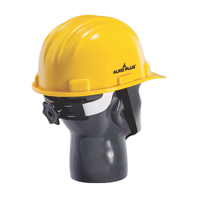 Alko Plus ISI Marked Safety Helmet with Four-point Plastic Suspension & Ratchet Fit Adjustment, APS 53