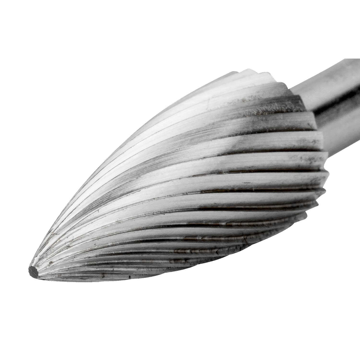 Bahco 16 x 80 mm Arch Pointed Nose Tungsten Carbide Rotary Burr, TS 4