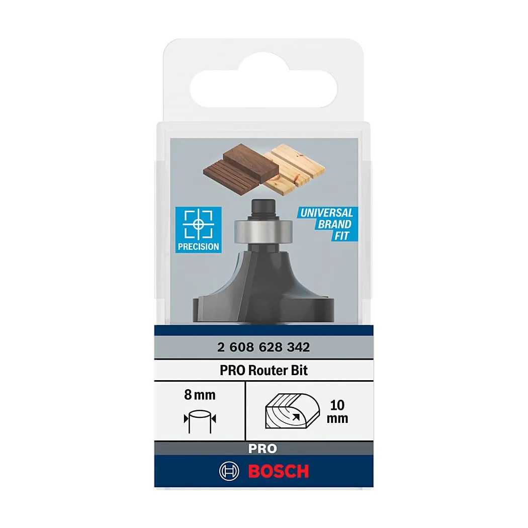 Bosch 32.7 mm Pro Router Bit (Rounding Over Bit), 2 608 628 342