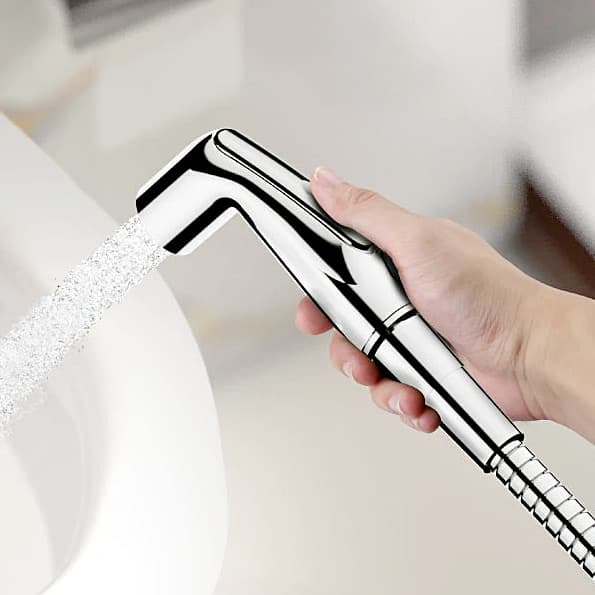 Kohler Complementary Health Faucet With Side Spray, Metal Hose In Polished Chrome Finish, K-12927IN-CP