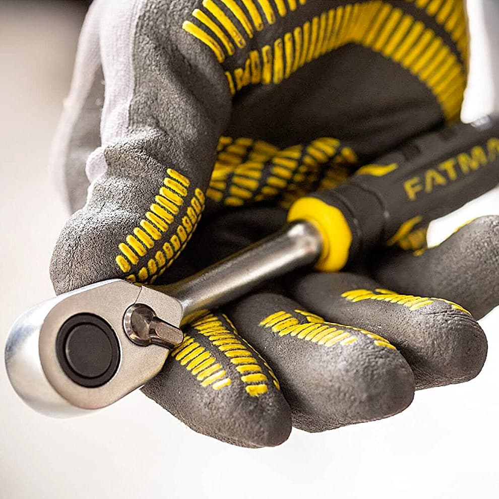 Stanley 1/4 Inch Sq. Drive 120T FatMax Quick Release Ratchet, FMMT82676-0
