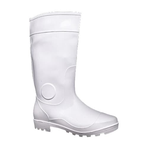 Hillson Century White Dual Density PVC Safety Gumboots (13 Inch Height)