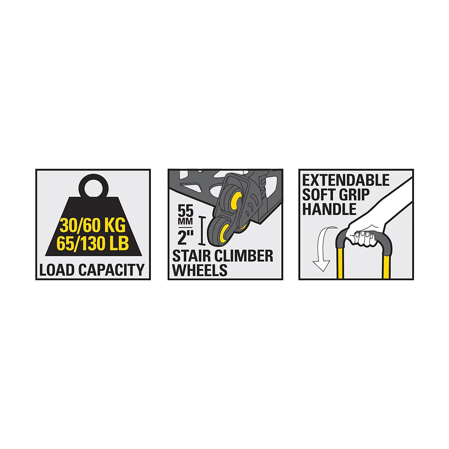 Stanley 60 Kg Load Capacity Folding Stairclimber Hand Truck, SXWT-FT584-SP