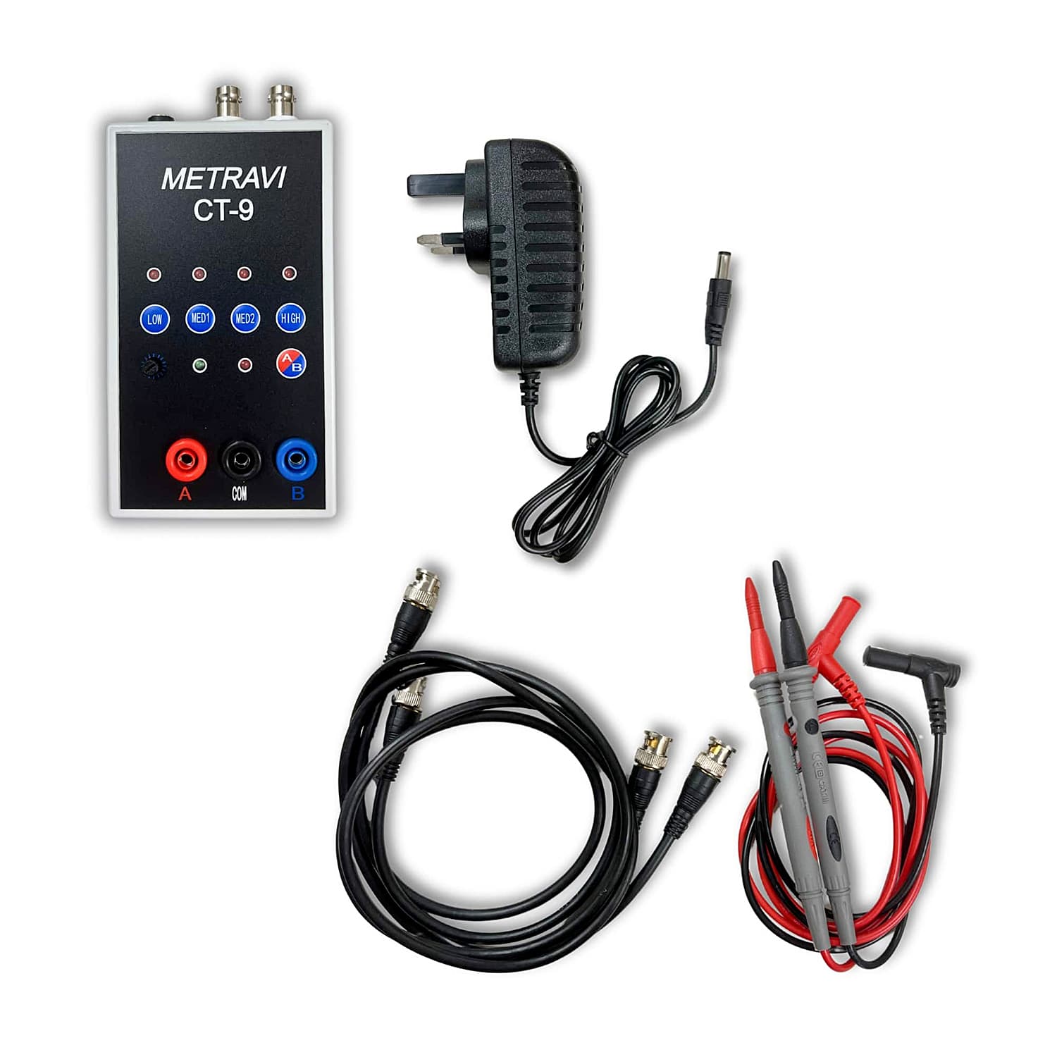 Metravi Handheld Dual Channel VI Curve Tracer for Oscilloscope, CT-9