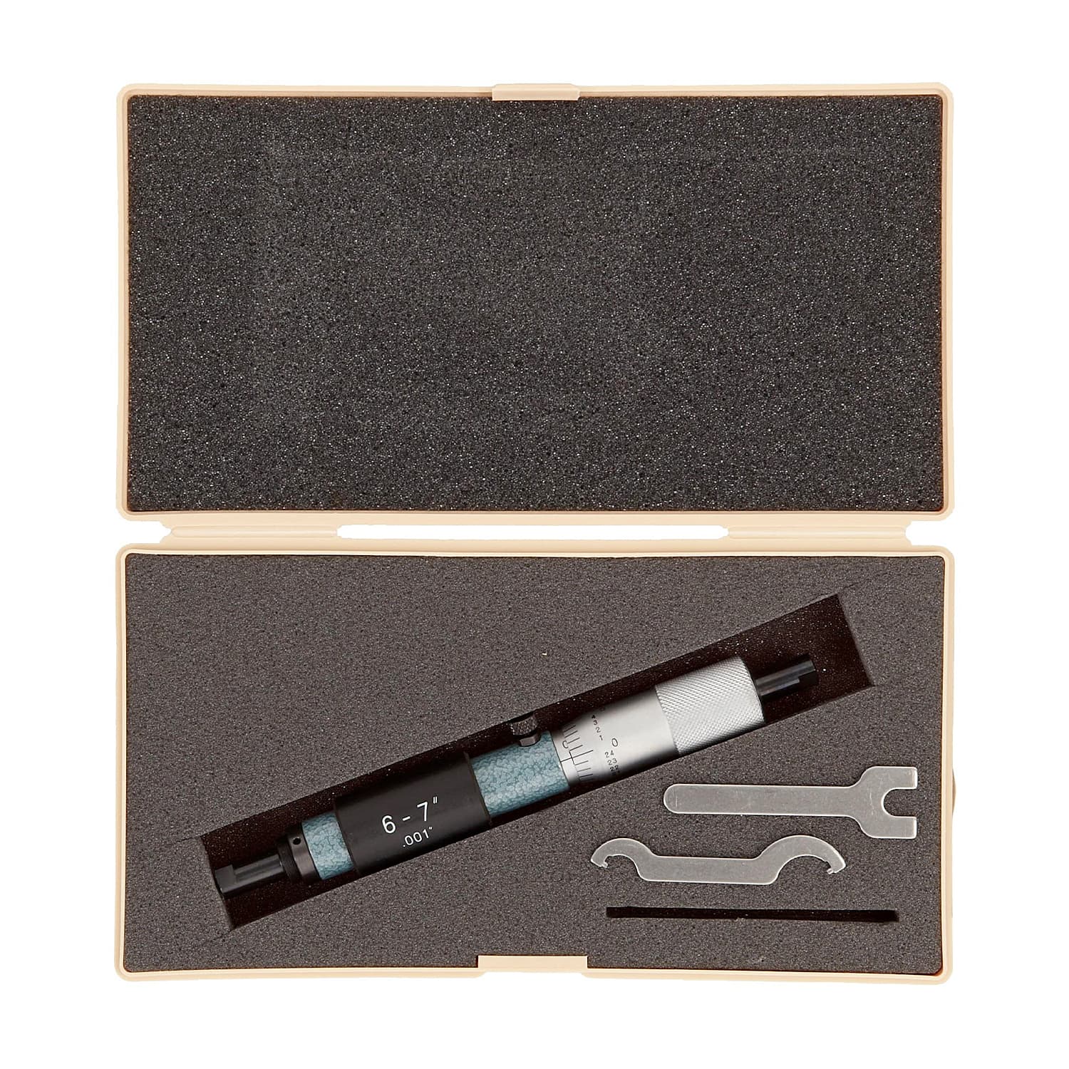 Mitutoyo 6 - 7 inch Tubular Inside Micrometer With Spindle Lock, 133-227