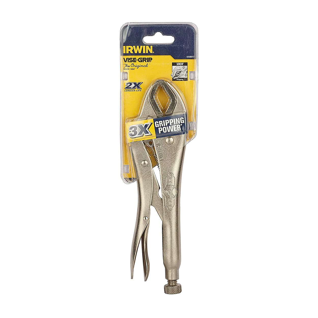 Irwin 10 inch / 250 mm Curved Jaw Locking Pliers, 10508017