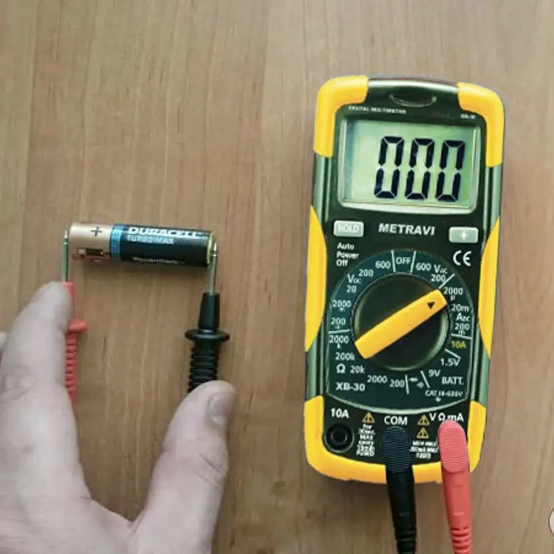 Metravi 3-1/2 Digits / 600V Digital Multimeter, XB-30