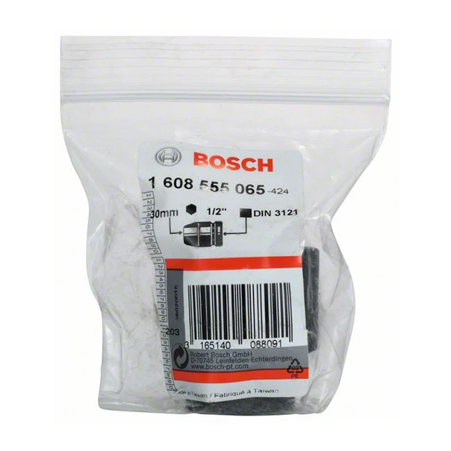 Bosch 30 mm, 1/2" Sq. Drive Sockets For Impact Wrenches, 1 608 555 065