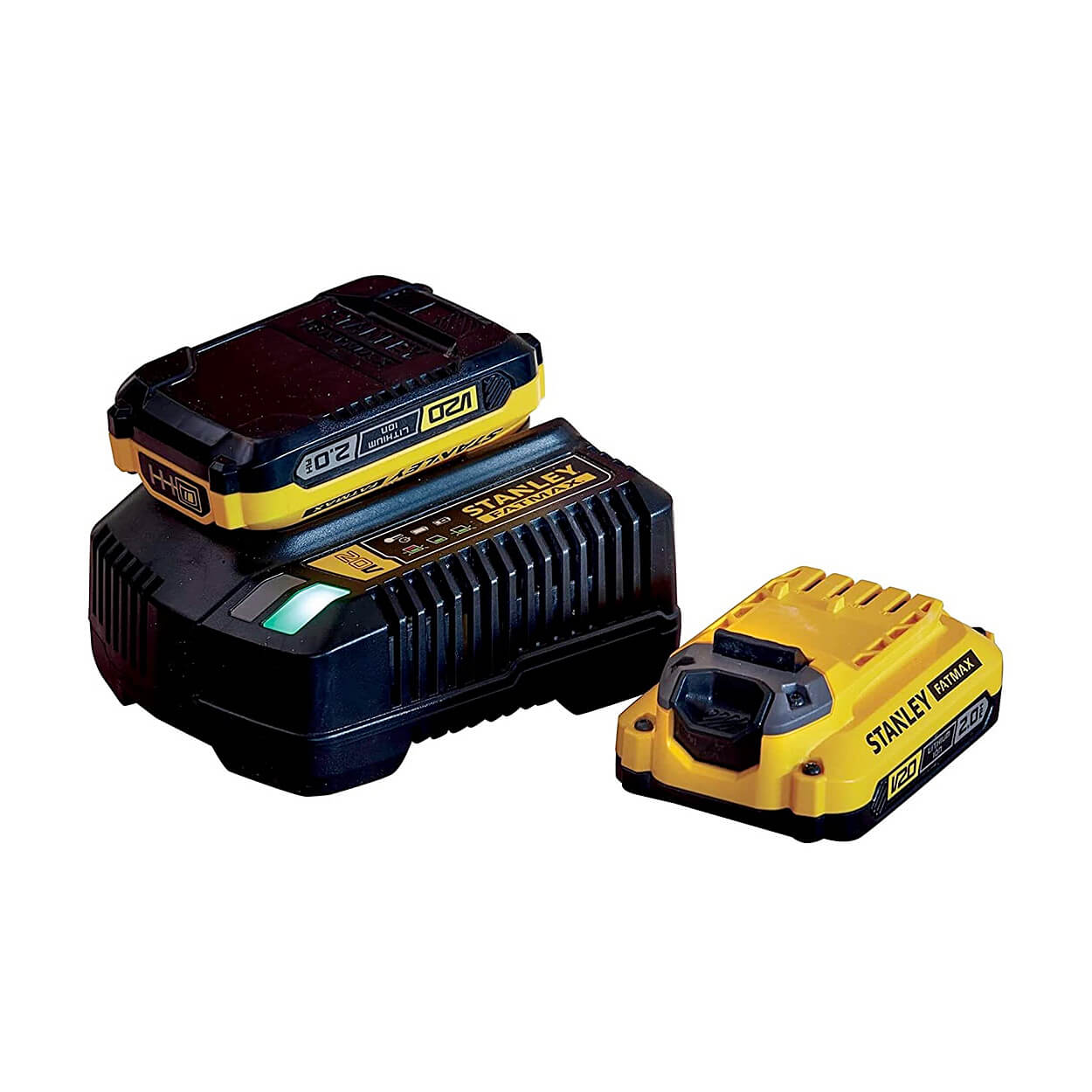 Stanley 20V / 2A Charger, Compatible With All Stanley 20V Fatmax Batteries, SC200