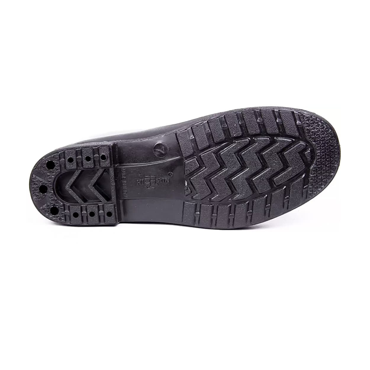 Hillson Chota Hathi Black Dual Density PVC Safety Gumboots