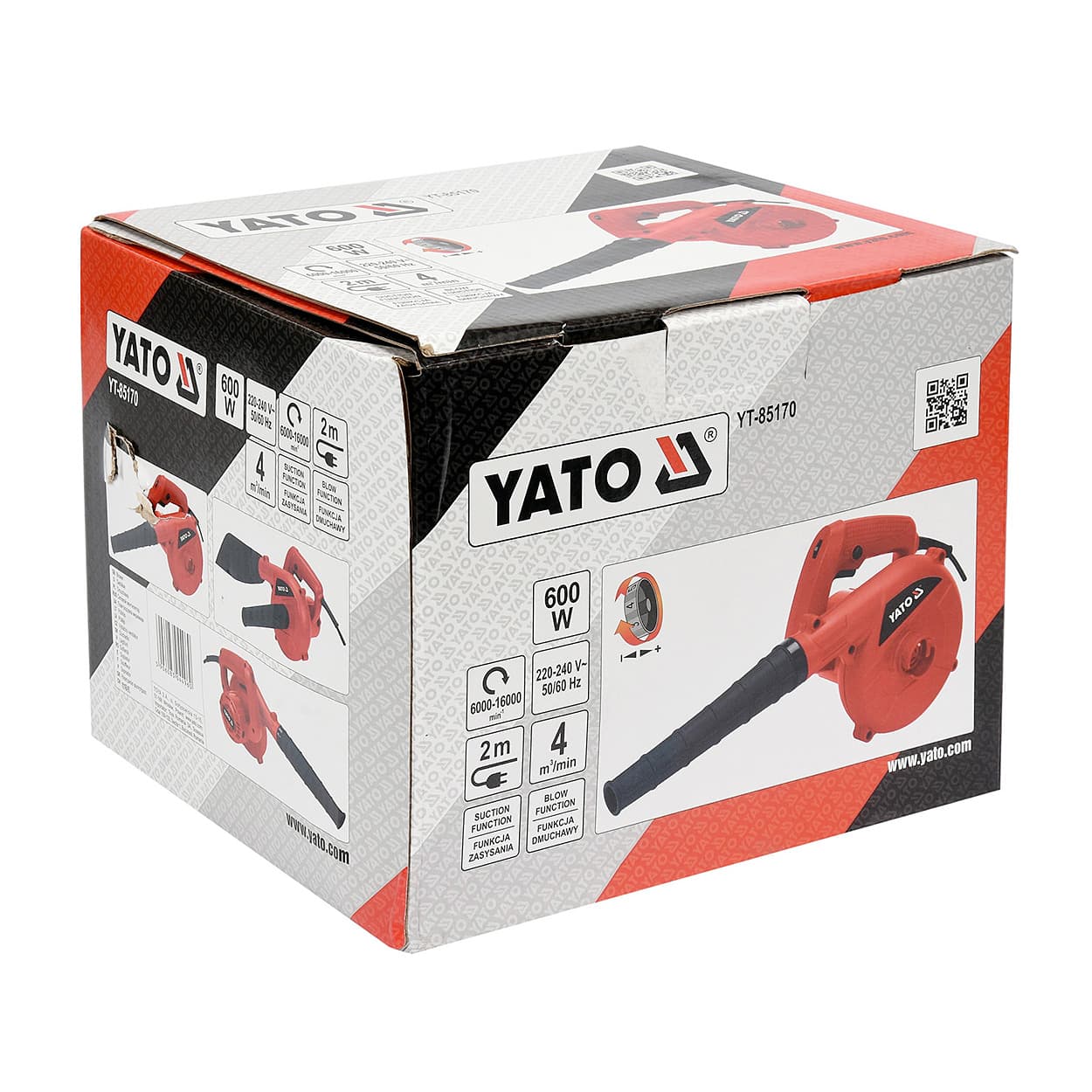 Yato 600W Variable Speed Blower, YT-85170