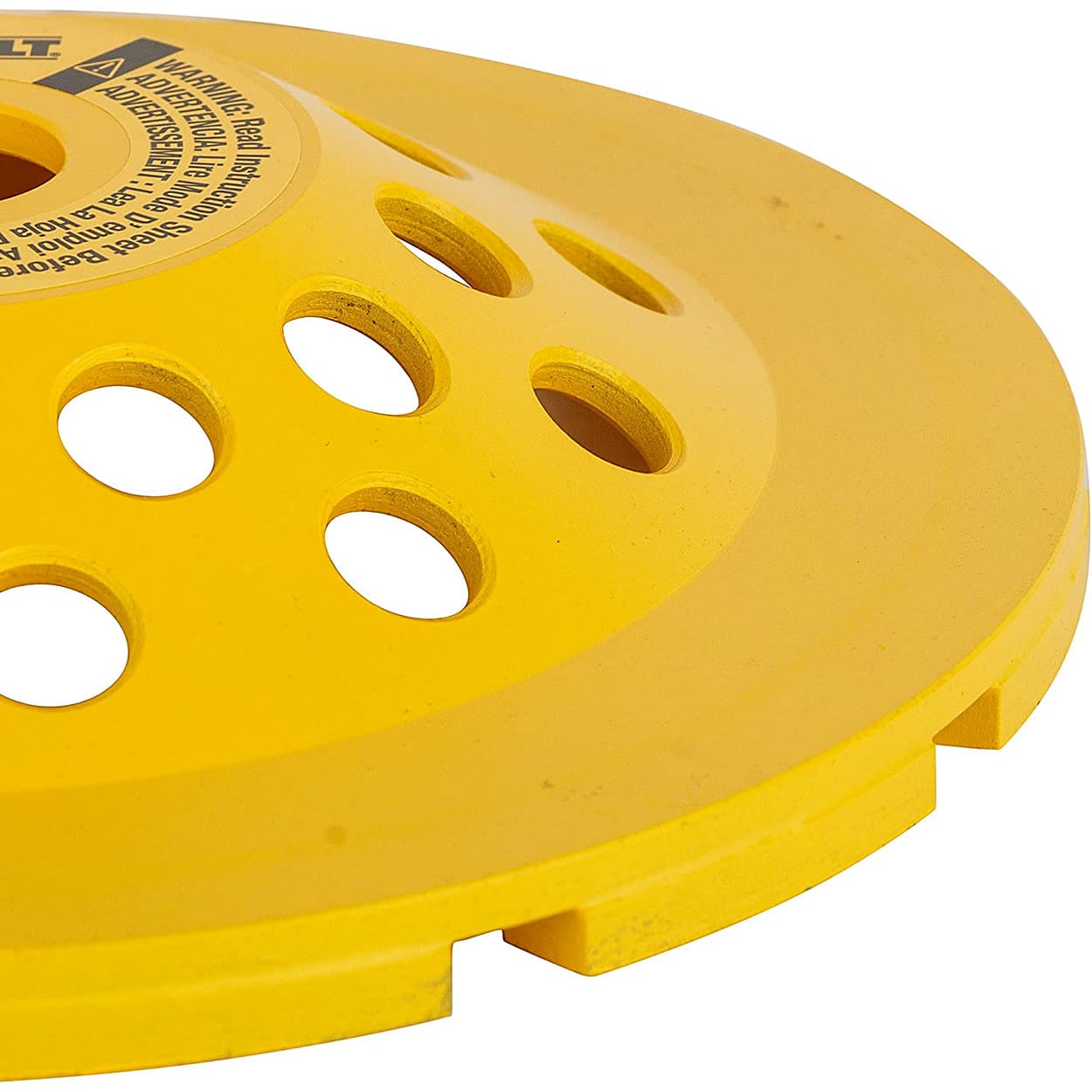 Dewalt 7 inch / 180 mm Double Row Diamond Cup Grinding Wheel For Angle Grinders, DW4775T-AE