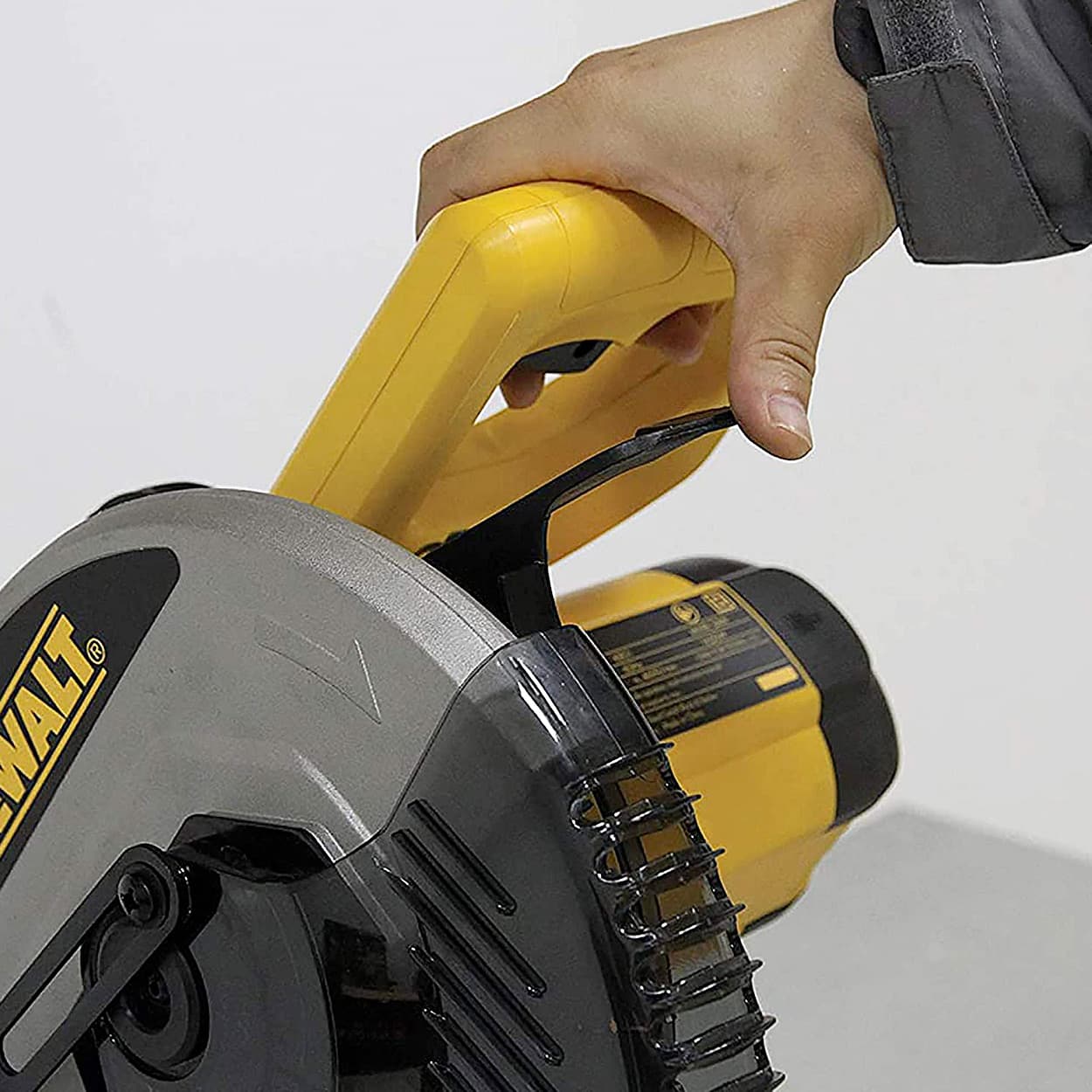 Dewalt 1650W / 250mm Compound Mitre Saw with 80T TCT Blade, DW714-IN