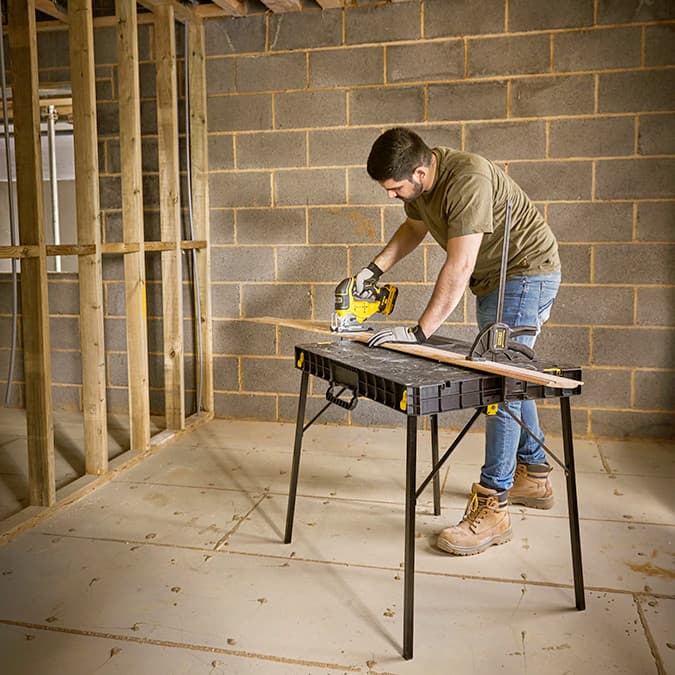 Stanley Essential Fold-Up Workbench With 320 Kg Load Capacity, STST83492-1