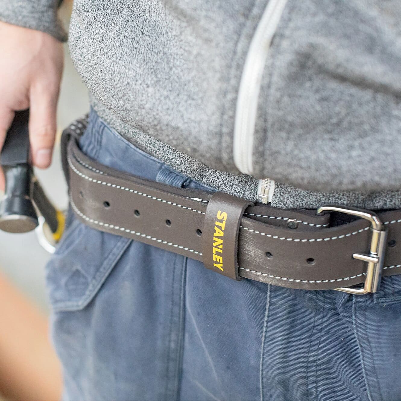 Stanley 305 mm Length Leather Belt, STST1-80119