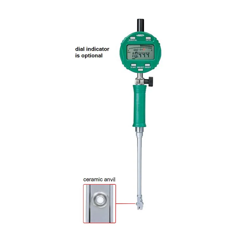 Insize 10 - 18.5 mm Precision Bore Gauge for Small Hole without Dial Indicator, 2284-18