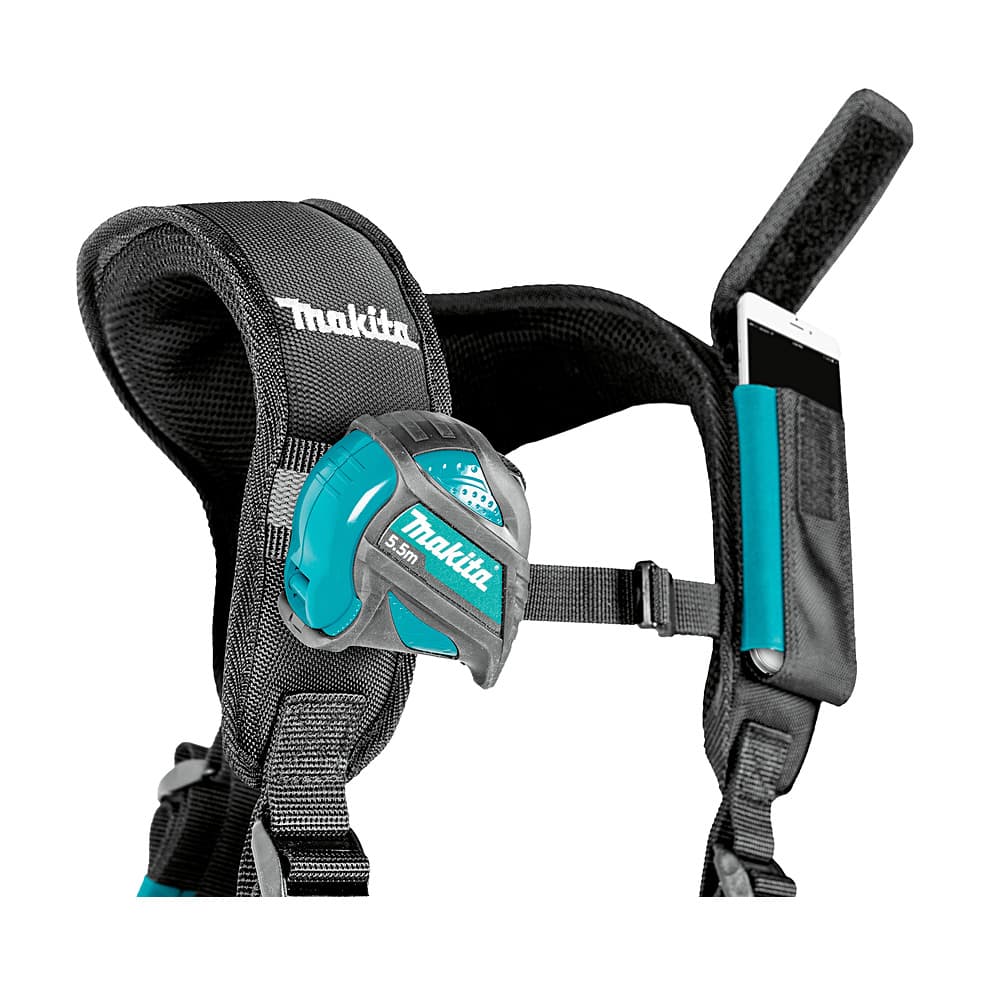 Makita 520 mm Length Ultimate Padded Braces with Phone Holder, E-15372