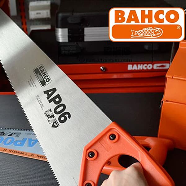 Bahco 500 mm / 20 Inch Medium Cut Universal Handsaw For Wood, AP 06 20