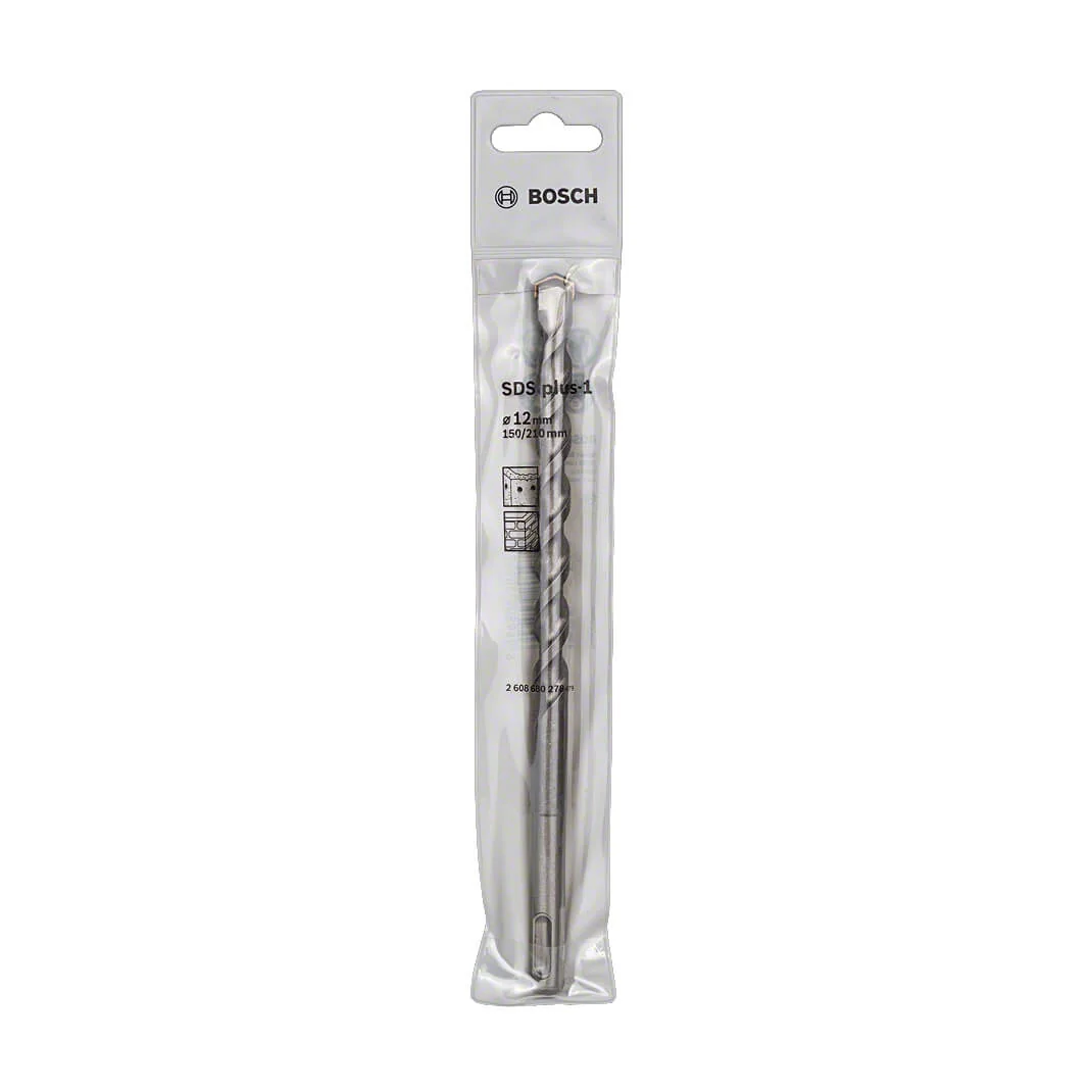 Bosch 12 x 210 mm SDS plus-1 Drill Bits, 2 608 680 278