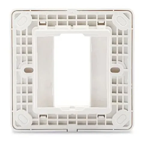 Schneider Electric Zencelo 1 M Grid & 1 Module Cover Frame - White (Pack of 10 Pcs), IN8401C