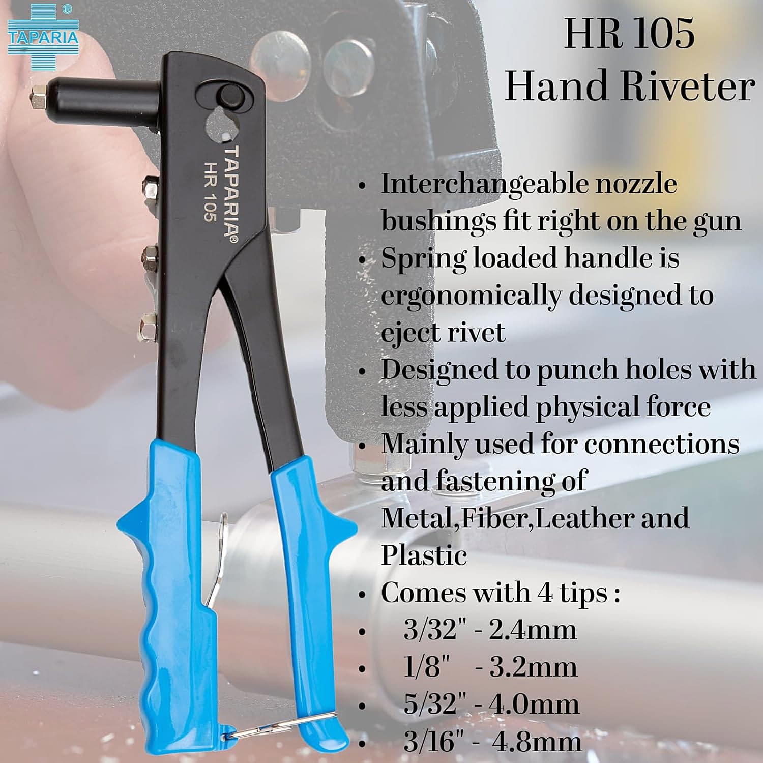 Taparia 267 mm Hand Riveter, HR 105