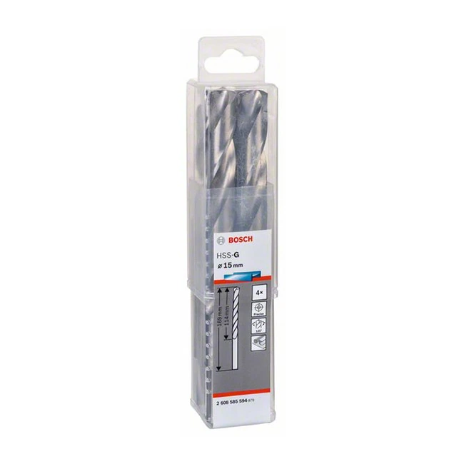 Bosch 8.00 x 117 mm HSS Twist Drill Bit Cobalt, 2 608 585 894