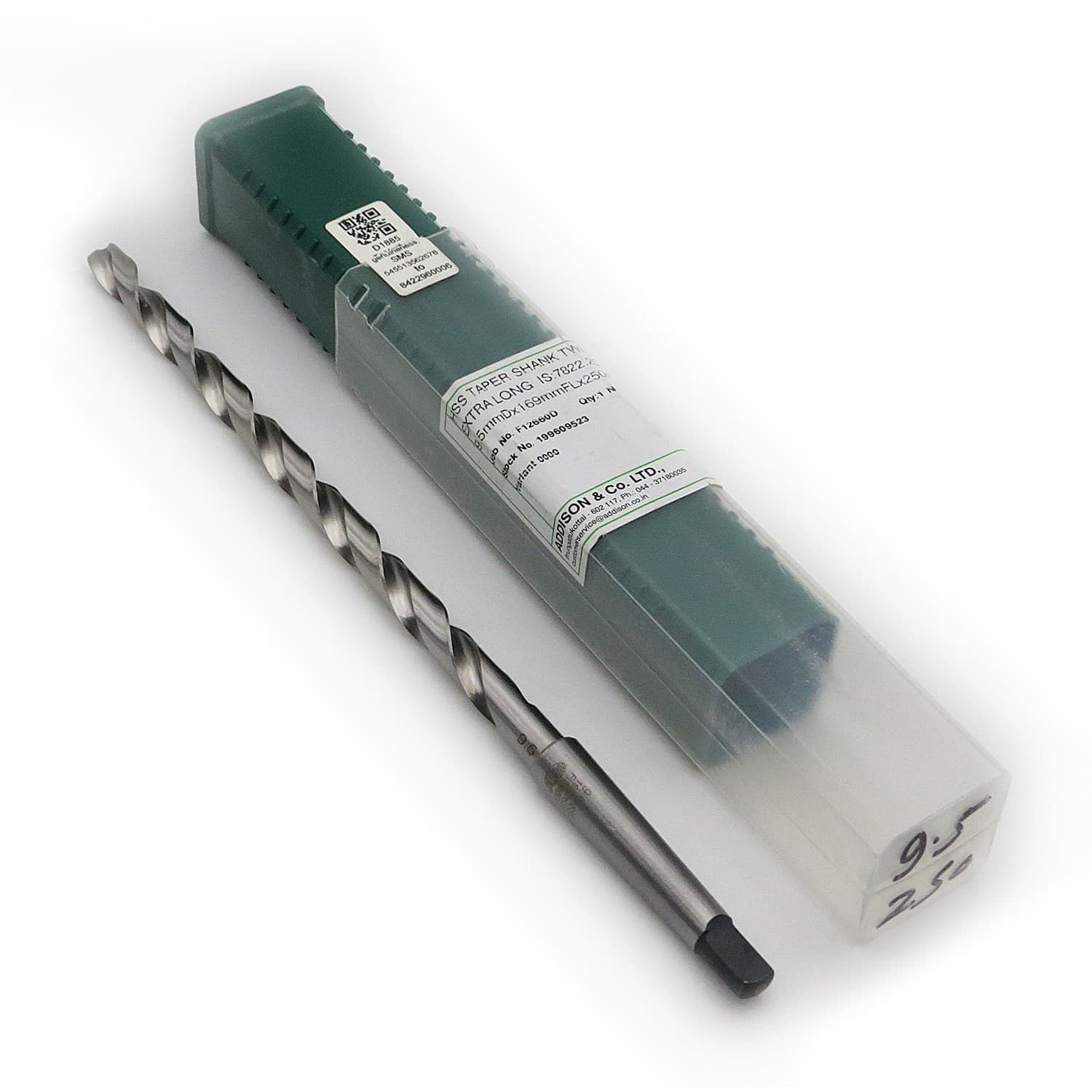 Addison 8.50 mm HSS Taper Shank Twist Drill (Long Series)