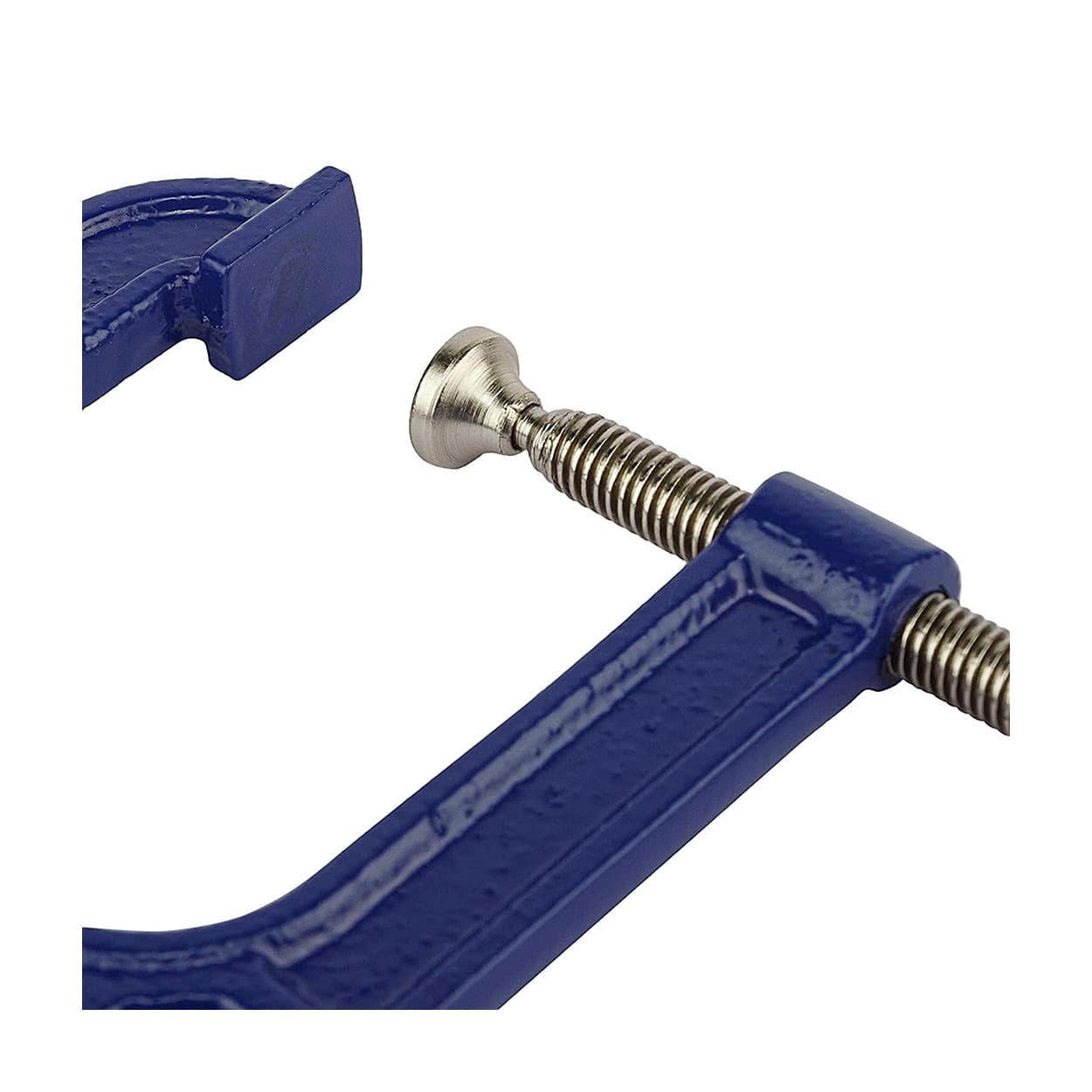 Irwin 2" x 3-1/2" Deep Throat C-Clamp 100 Series (Blue & Silver), 225123