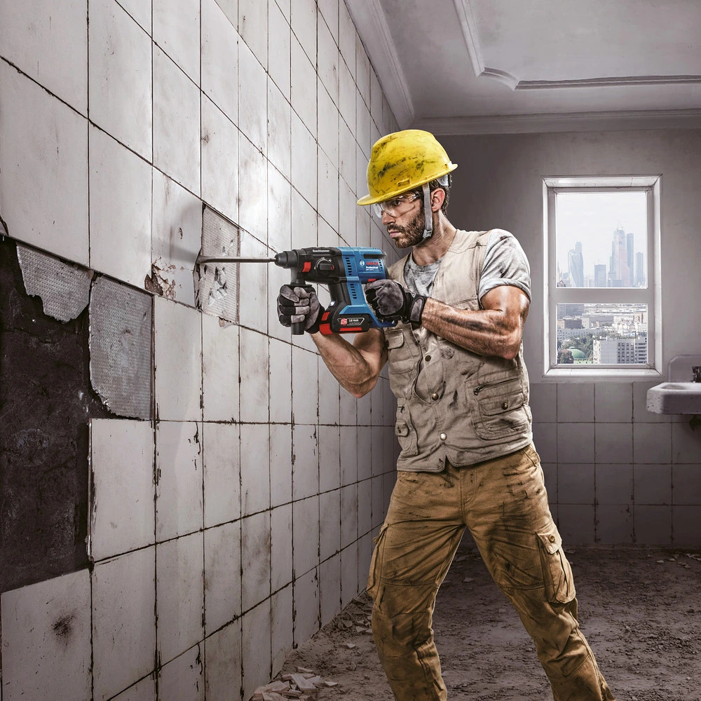 Bosch 18V Professional Cordless Rotary Hammer with SDS Plus (Brushless), GBH 180-LI