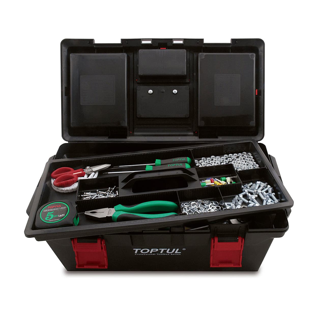 Toptul 22 Inch Large Portable Tool Box With 30 Kg Load Capacity, TBAE0401