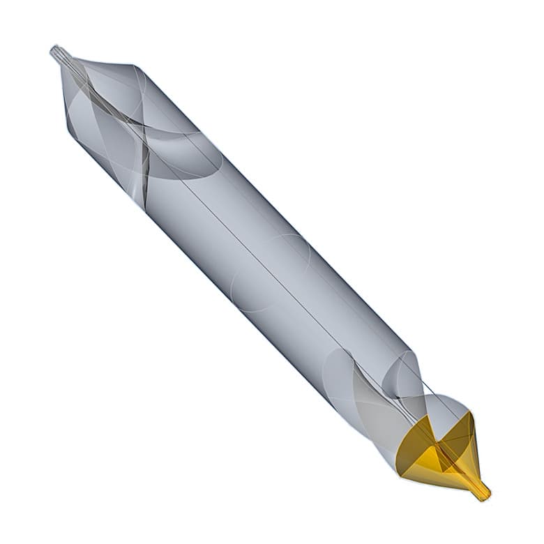 Atorn 2 mm Pilot Dia. / 5 mm Body Dia. / 40 mm Length HSS Centre Drill - Type 'A', 10440006