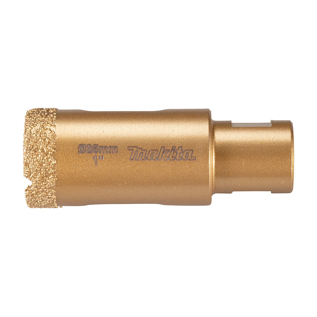 Makita 25 mm Dia x M10 mm Vacuum Brazed Diamond Core Bit, D-75150