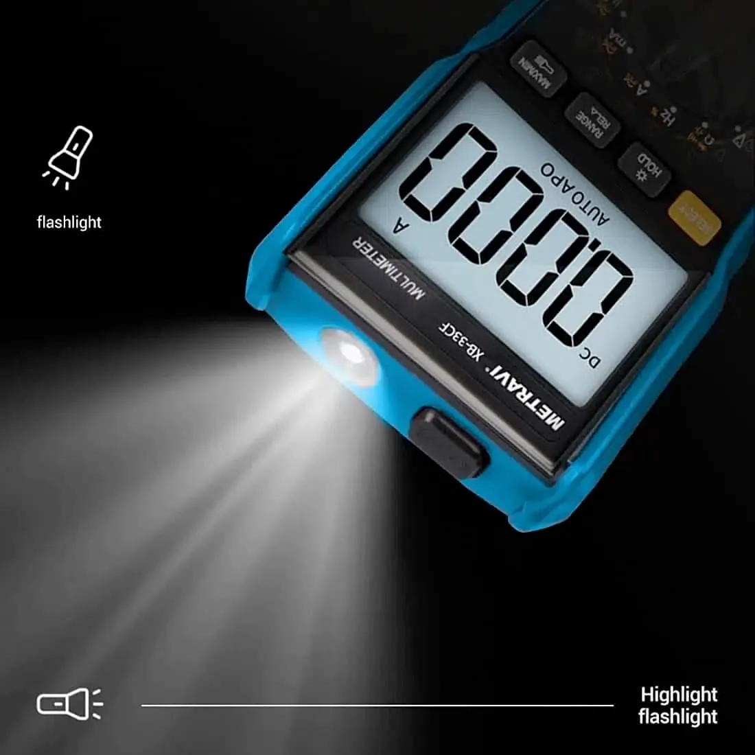 Metravi 6000 Counts / 1000V Digital TRMS Multimeter, XB-33CF