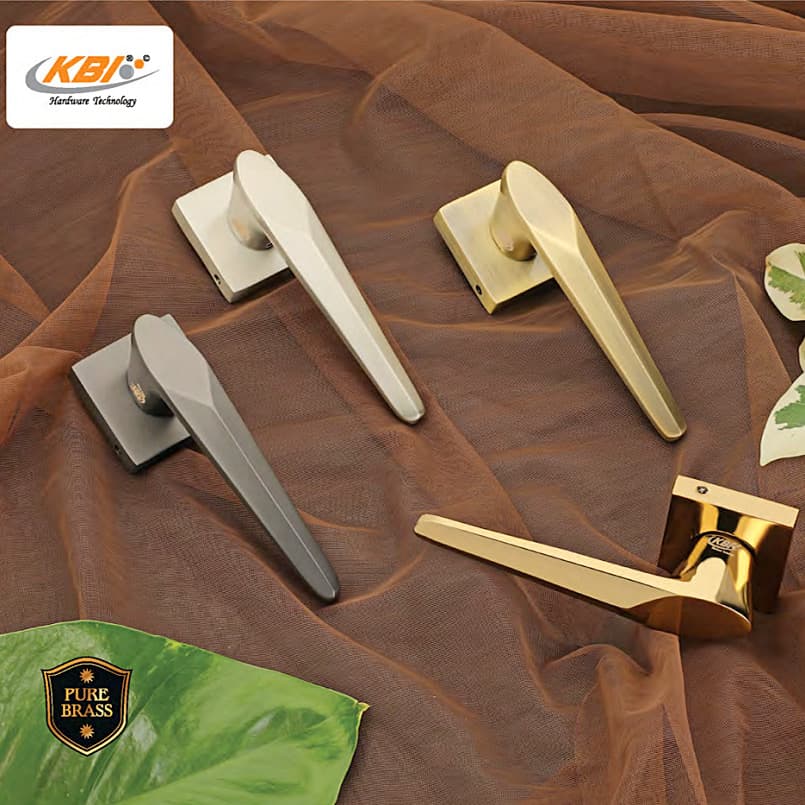 KBI Columbia Rose Gold PVD Mortise Handle