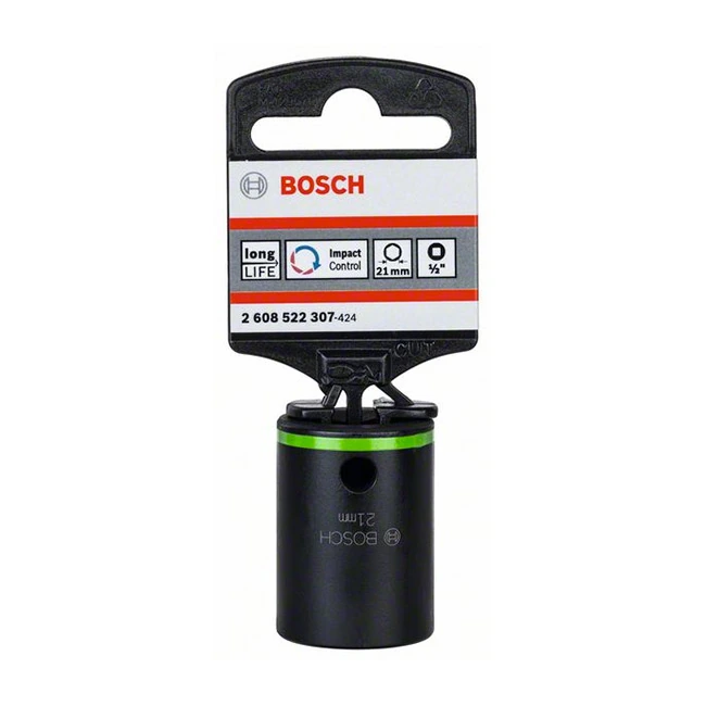 Bosch 21 mm, 1/2" Sq. Drive Sockets For Impact Wrenches, 2 608 522 307