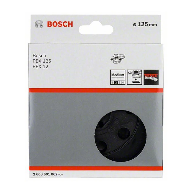 Bosch 125 mm Sanding Pads for Random Orbit Sanders, 2 608 601 062