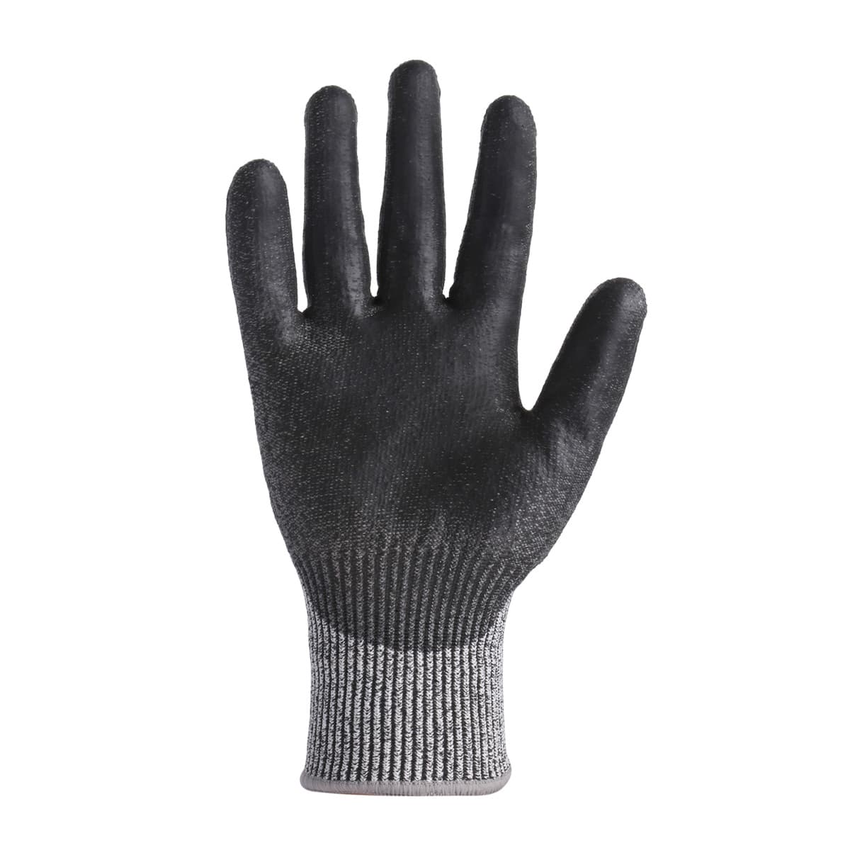 Karam Black Supported Hand Gloves (Large) (Pack Of 6 Pair), HS51
