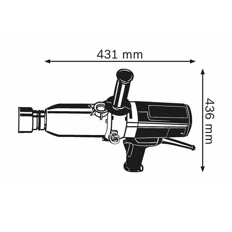 Bosch 920W Professional Impact Wrench, GDS 30