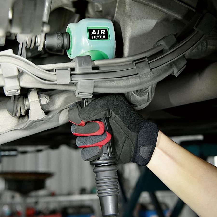 Toptul 1/2 inch Air Angle Impact Wrench (Gearless Type) (Max. Torque 300 Ft-Lb), KAAS1630