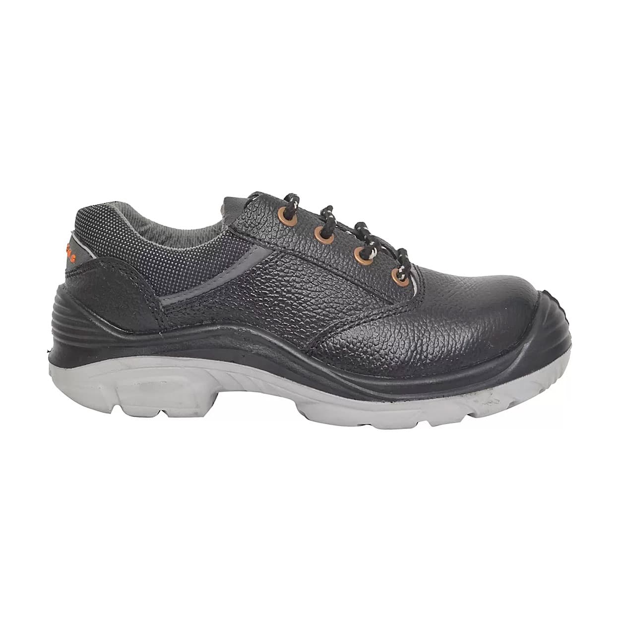 Hillson ISI Marked Double Density Buff Leather Nucleus Safety Shoes - Steel Toe (Black)