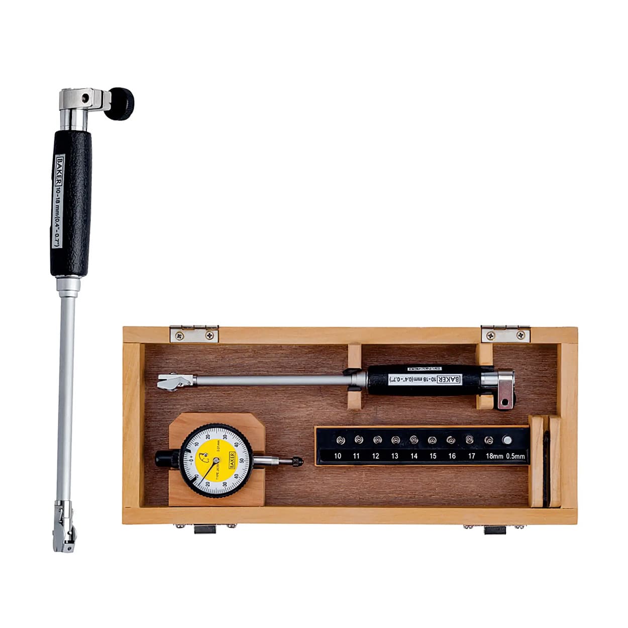 Baker 10 - 18 mm Dial Bore Gauge, K641