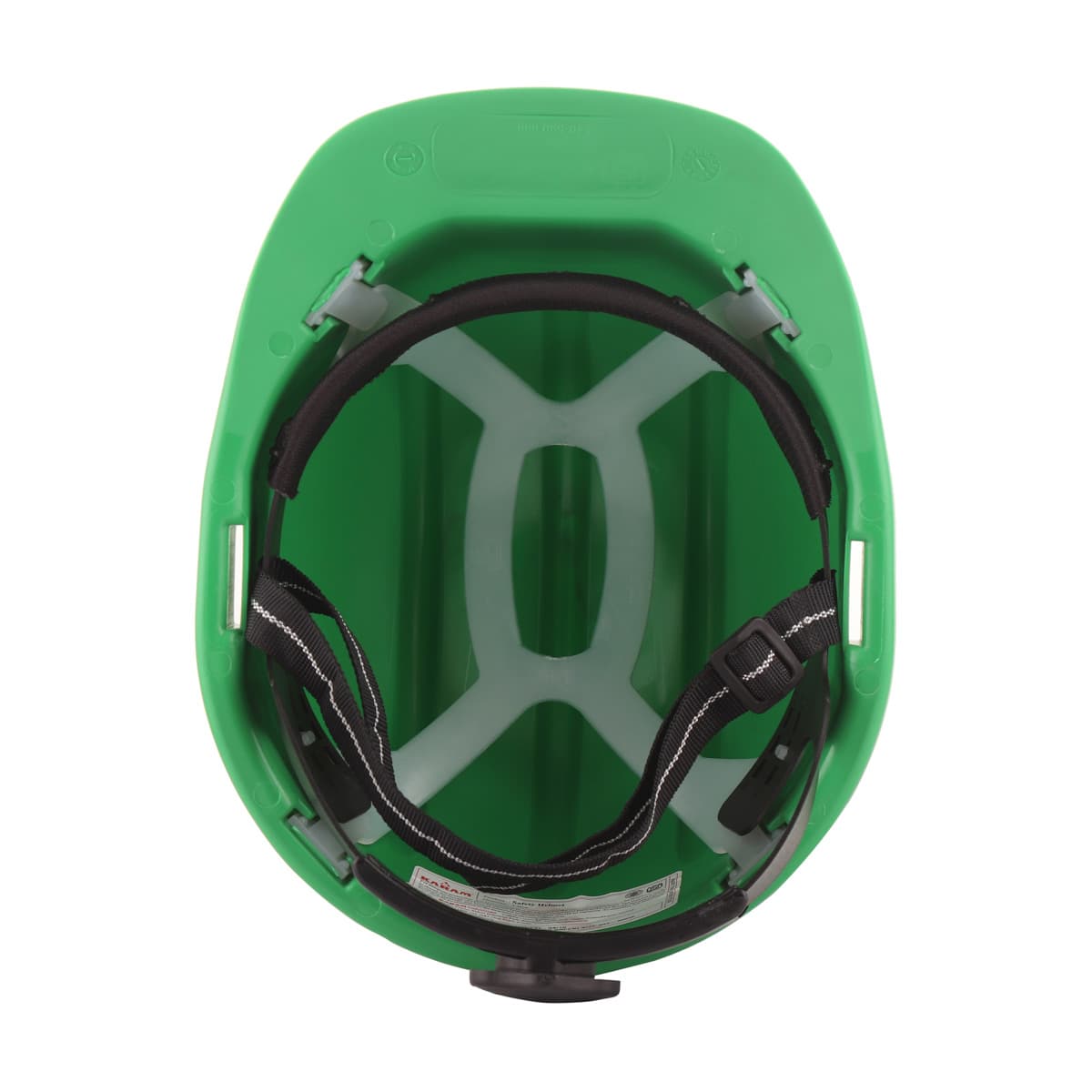 Karam ISI Marked Shelmet Ratchet Type Safety Helmet With Plastic Cradle (Hyd Green), PN521