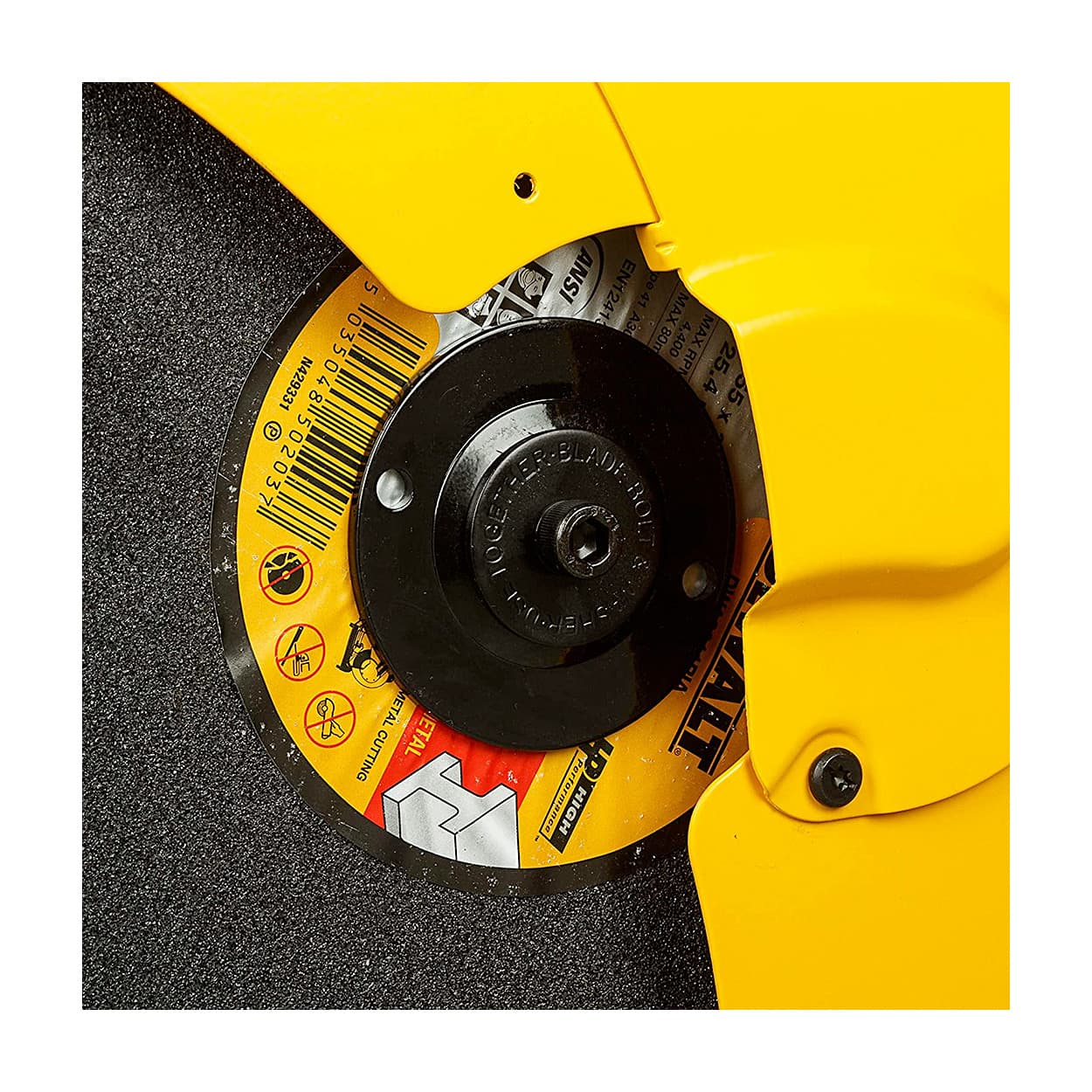 Dewalt 355mm 2300W Corded Electric Heavy Duty Chop Saw with Wheel Included, D28730-IN